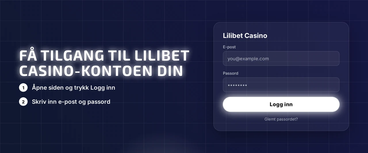 Logg inn etter registrering