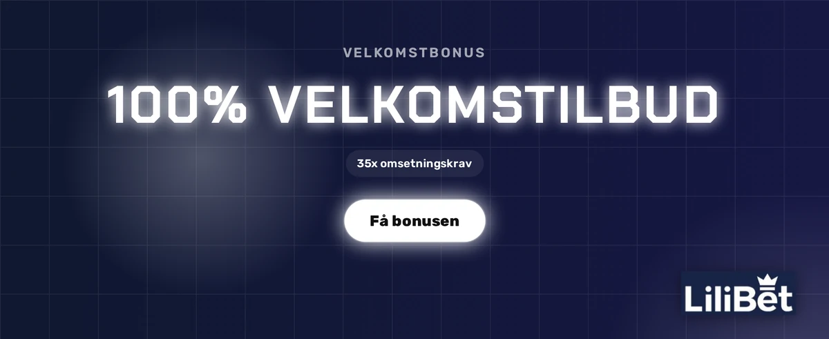 Aktiver 100% velkomstbonus